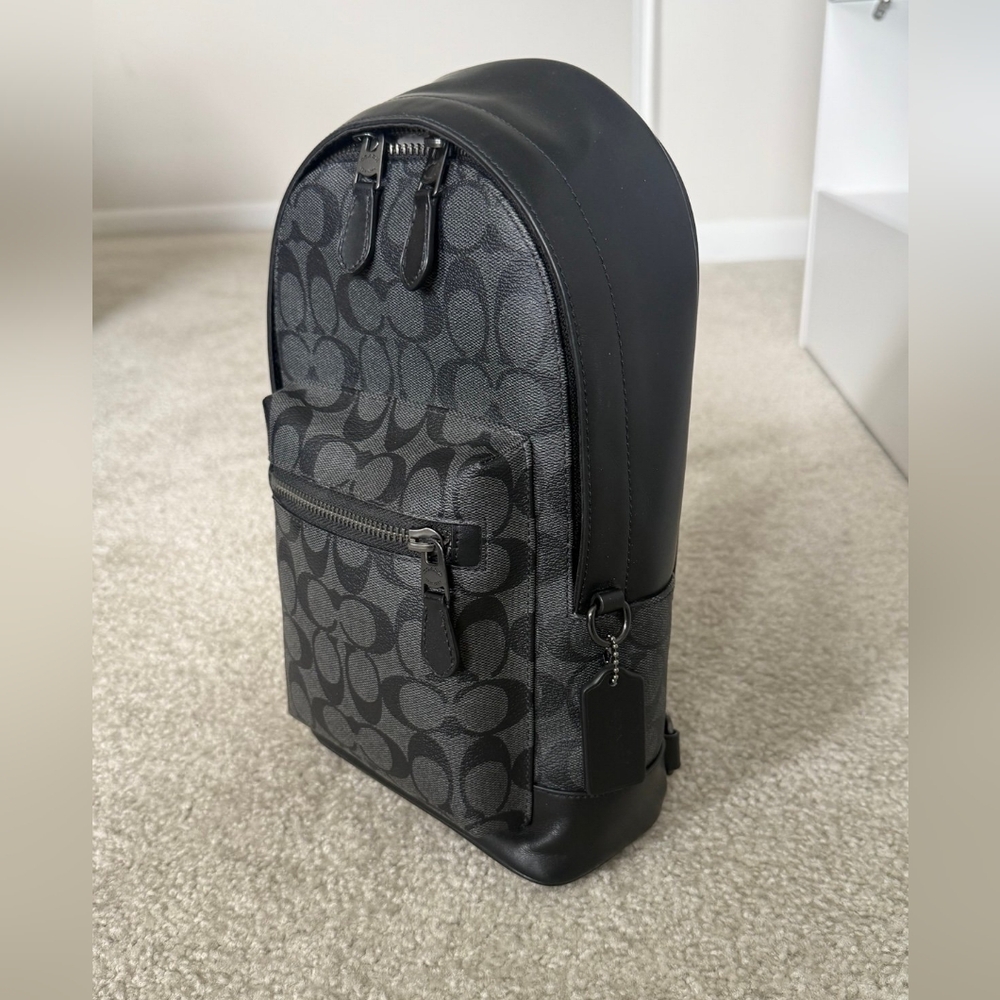 Coach Black Patterned Men's Ethan Bag - Picture 5 of 13